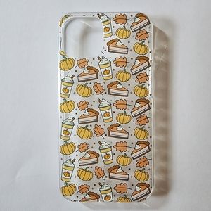 Iphone 14 Pumpkin Pie Latte Leaves Phone Case BRAND NEW